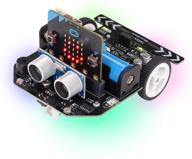 набор freenove micro-rover для bbc micro:bit (v2): избегание препятствий, трассировка света, трассировка линии, дистанционное управление, воспроизведение мелодий, цветные огни, множество проектов, блоки и python-код. логотип