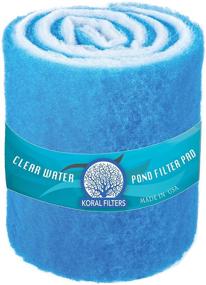 img 4 attached to 🐠 Koral Filters PRO Koi Pond Filter Pad Roll - Blue Bonded - 12x72 Inches - Durable & Cut-to-Fit - Ideal for Fish and Reef Aquariums