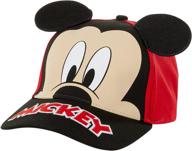 🐭 adorable disney mickey mouse baseball cap with 3d ears for toddler/little boys логотип