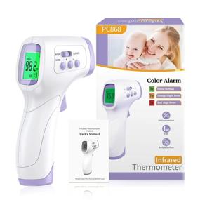 img 4 attached to Wudida Infrared Forehead Thermometer: Non-Contact Thermometer for Fever, Accurate Instant Readings, LCD Display - Ideal for Whole Family, Body and Surface Temperature Monitoring