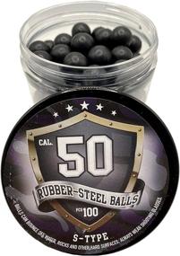 img 3 attached to SSR 100 x S-Style Premium Quality Heavy Rubber Steel Balls – Ideal for Shooting Training, Home Defense, and Self Defense Pistols in 50 Caliber