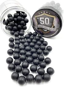 img 2 attached to SSR 100 x S-Style Premium Quality Heavy Rubber Steel Balls – Ideal for Shooting Training, Home Defense, and Self Defense Pistols in 50 Caliber