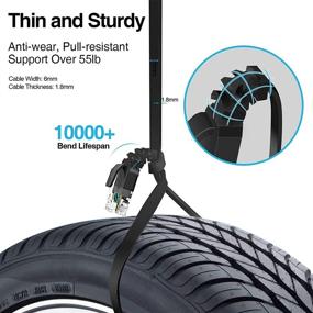 img 1 attached to 🔌 20-Foot Flat Cat6 Cable