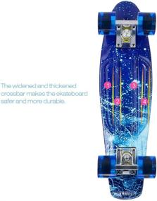 img 1 attached to DreamFair Designs Graphic Complete Skateboard