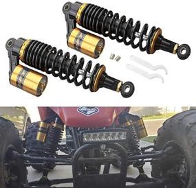 img 3 attached to 2pcs Adjustable 320mm Motorbike Air Shock Absorbers Universal Fit for 🏍️ Honda Suzuki Yamaha Kawasaki ATV Go Kart Quad Dirt Sport Bikes by Newsmarts