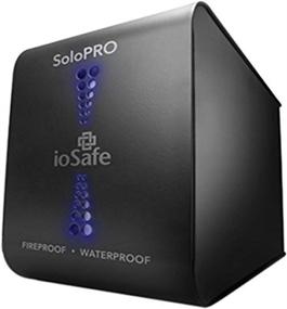 img 1 attached to 🔥 Ultimate Protection for Your Data: ioSafe SoloPRO 6TB Fireproof & Waterproof External Hard Drive, Black (SM6TB1YR)
