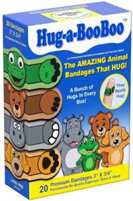 img 4 attached to 🐻 Hug-a-Booboo: An Incredible Animal-Hugging Solution for Kids' Wounds - 20 Count Box