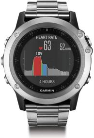 img 1 attached to 🏋️ Titanium and Sport Bands Garmin Fenix 3 HR GPS Watch