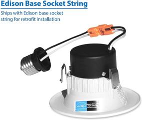 img 1 attached to NICOR Lighting DLR3 10 💡 120 3K WH BF Dimmable Downlight