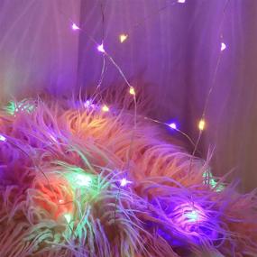 img 2 attached to 🎄 LoveNite Window Curtain String Lights: 300 LED Fairy Twinkle Lights for Indoor/Outdoor Decor – USB Copper Wire, 8 Modes, Colorful – Perfect for Christmas, Wedding, Bedroom, Garden, and Party!