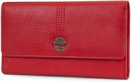 timberland leather wallet clutch organizer women's handbags & wallets and wallets logo