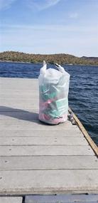 img 2 attached to 🎒 9.5&#34; x 16 Clear DRY PAK Roll Top Waterproof Gear Bag