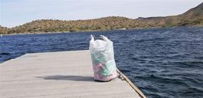 img 1 attached to 🎒 9.5&#34; x 16 Clear DRY PAK Roll Top Waterproof Gear Bag