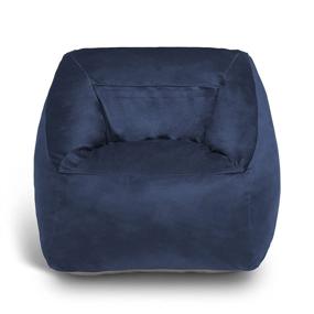 img 2 attached to Delta Children Cozee Cube Chair: Kid Size (Up to 10 Years), Twilight - Improved SEO