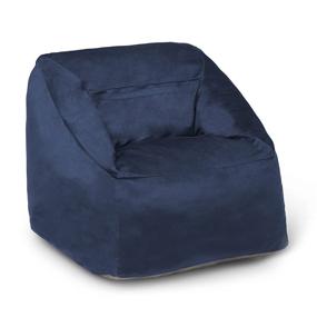 img 4 attached to Delta Children Cozee Cube Chair: Kid Size (Up to 10 Years), Twilight - Improved SEO