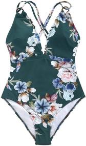 img 4 attached to 👙 Seaselfie Womens Strappy Padding Swimsuit: Ultimate Style and Comfort for Women's Clothing!