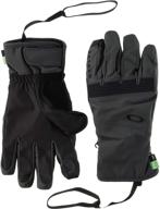oakley roundhouse snowboarding short gloves men's accessories in gloves & mittens logo