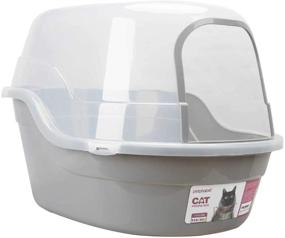 img 4 attached to 🐾 Extra Large Jumbo Hooded Cat Litter Box by Petphabet