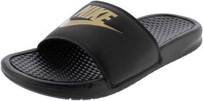 img 4 attached to Nike Benassi Black White Men's Shoes - Stylish Fashion Sneakers