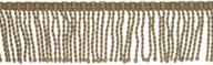 2-inch beige bullion fringe, 6 yards logo