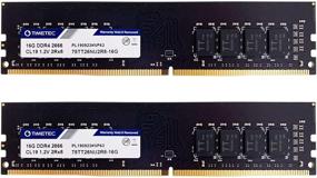 img 4 attached to Timetec 32GB KIT(2x16GB) DDR4 2666MHz Non-ECC Unbuffered Desktop Memory RAM Module Upgrade (32GB KIT(2x16GB), 1.2V CL19 2Rx8 Dual Rank, 288 Pin UDIMM)