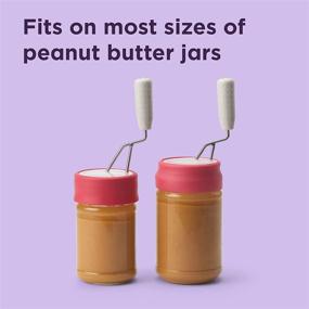 img 1 attached to 🥜 Top-rated Chef'n Nut Butter Stirrer: Perfect Fit for Mason Jars, Effortless Mixing (Red)