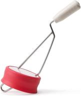 🥜 top-rated chef'n nut butter stirrer: perfect fit for mason jars, effortless mixing (red) logo