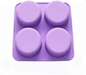 img 1 attached to Premium X-Haibei Flower Butterfly Oval Soap Mold for Cold Process Making - Supplies 3oz per Cell
