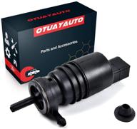 otuayauto 67128362154 windshield washer pump with grommet - ideal replacement for bmw e46 m3 m5 x3 x5 z3 z4 z8 logo