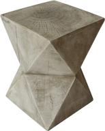 🪑 light gray manuel weight concrete accent table by christopher knight home logo