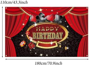 img 2 attached to Birthday Backdrop Background Decoration Supplies Event & Party Supplies