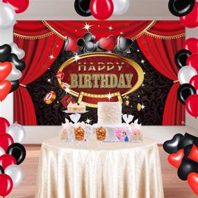 img 1 attached to Birthday Backdrop Background Decoration Supplies Event & Party Supplies