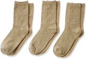 img 3 attached to 🧦 Jefferies Socks Little Boys' Ribbed Crew Socks Set of 3