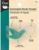 dritz 270 hummingbird needle threader: enhance your needlework with efficient threading logo