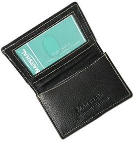 img 2 attached to 💼 Stylish Leather Business Holder: Black - 96 Card Capacity - 70% Off!