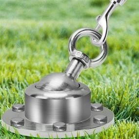 img 4 attached to 🐾 Bougainvillea Swivel Dog Tie-Out Stake Anchor, Anipaw Heavy-Duty Rust Proof Yard Stake for Dogs - Holds 1500 lbs Pull Force - Perfect for Outdoor Yard, Camping, and Lawn Use