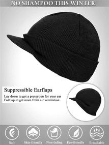 img 2 attached to SATINIOR Pieces Winter Beanie Outdoor Outdoor Recreation for Climbing