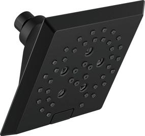 img 4 attached to 🚿 Upgrade Your Shower Experience with the Stylish DELTA 52664-BL H2Okinetic Raincan Shower Head in Matte Black