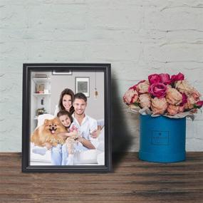 img 3 attached to 🖼️ Black 8x10 Picture Frames - Set of 8: Ideal Home, Office & Family Wall Decor