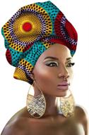 🌈 multi-color headband for african women: accessory for scarves & wraps with chien design logo