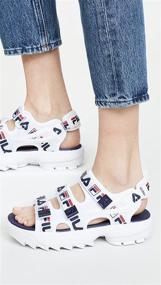 img 2 attached to 👠 Stylish Fila Women's Disruptor Sandals: Perfect Blend of Fashion and Comfort