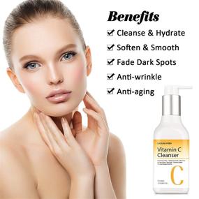 img 1 attached to 🍊 Revitalize Your Skin with Vitamin C Facial Cleanser - Hydrating, Anti-Aging Face Wash for All Skin Types - Natural Ingredients, 200ml/6.76 Oz