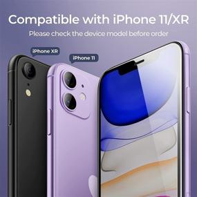 img 3 attached to Защитное стекло ImpactStrong для iPhone XR/11 (набор из 3 штук) - Защитная пленка из закаленного стекла против царапин с простым инструментом для установки [Совместимо с чехлами] для Apple iPhone XR/11 (6,1 дюйма) - 3 штуки - Улучшенное SEO.