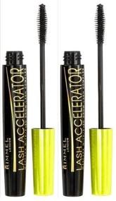 img 1 attached to 💥 Rimmel London Lash Accelerator Mascara - Extreme Black - 2 Pack: Amplify Your Lashes with this Dual Set