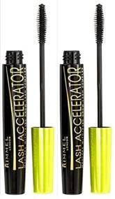 img 2 attached to 💥 Rimmel London Lash Accelerator Mascara - Extreme Black - 2 Pack: Amplify Your Lashes with this Dual Set