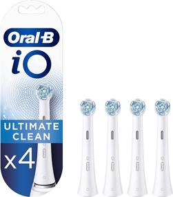img 4 attached to Ultimate Clean Toothbrush Heads, Pack of 4 Counts by Oral-B iO