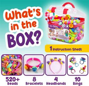 img 2 attached to GoodyKing Beads Jewelry Making Kit: Fun and Creative Crafts for Kids