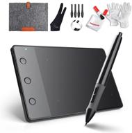 huion h420 usb graphics drawing tablet board kit: ultimate precision and versatility for artistic creations logo