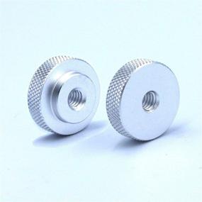 img 2 attached to Large Knurled Female Adapter Silver