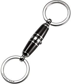 img 4 attached to Montblanc Keyring Black 114565